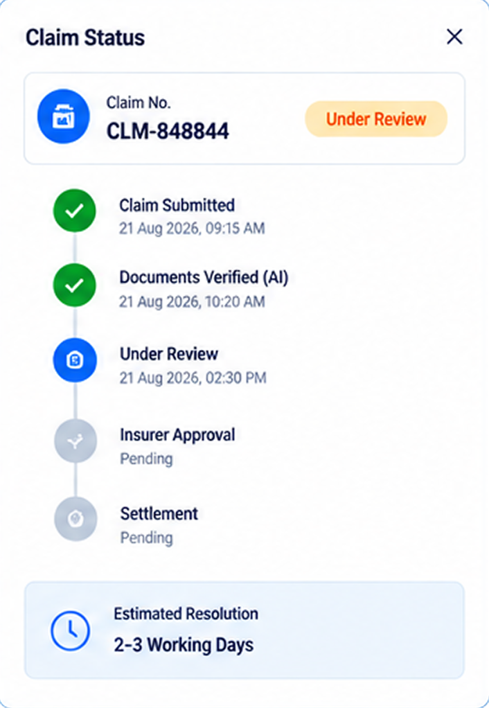 FT Digital Claims status tracker