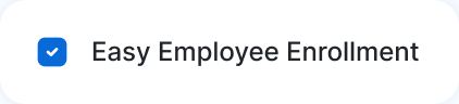 Easy Employee Enrollment