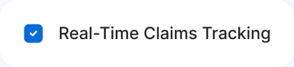 Real-Time Claims Tracking