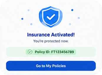 FT Embedded Insure activated badge